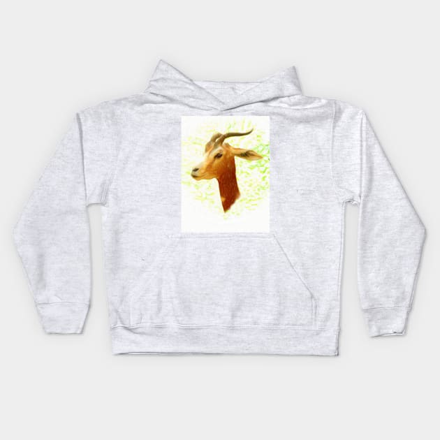 Dama gazelle Kids Hoodie by Guardi